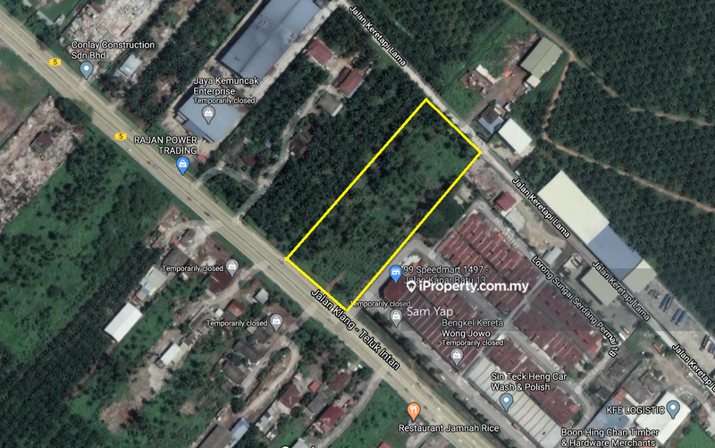For Rent - 2.656 acres, Jalan Kapar Batu 13