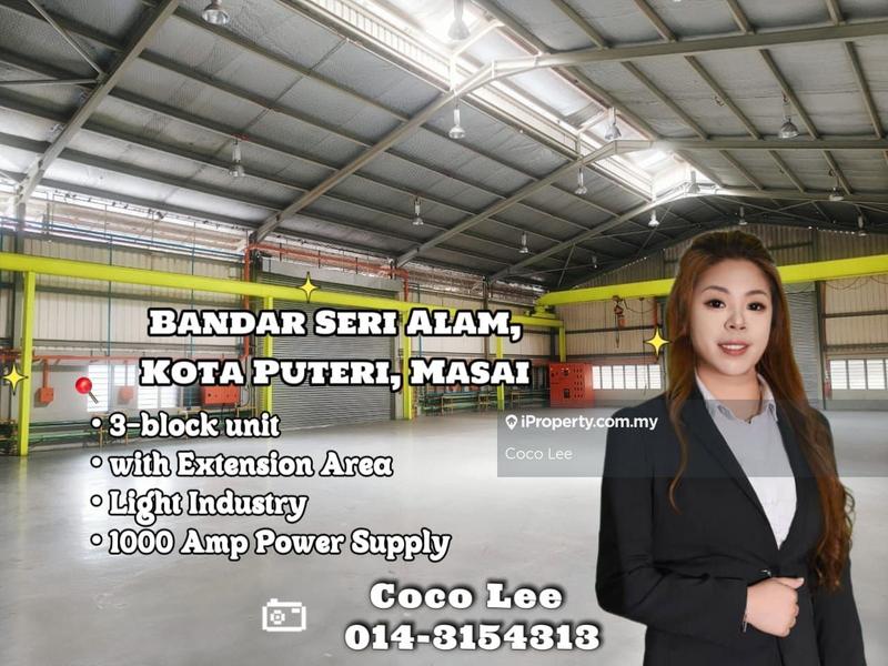 For Rent - Taman Perindustrian Kota Puteri