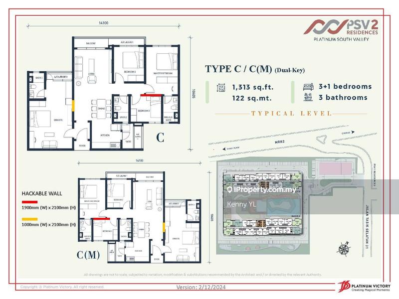 Apartment for Sale in PSV 1 Residences @ Platinum South Valley by Kenny YL - iProperty.com.my