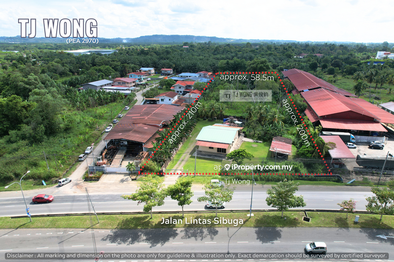 For Sale - Sandakan Road Frontage Industrial Land - Mile 8 Jalan Lintas Sibuga