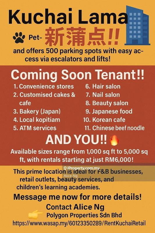 Kedai untuk Disewa di Kuchai Entrepreneurs Park, Kuchai Lama oleh Alice Ng - iProperty.com.my