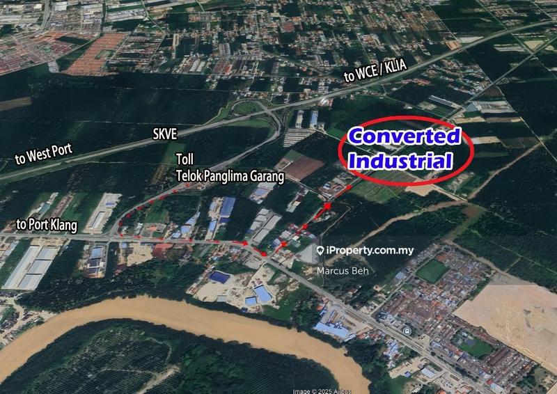 For Sale - CONVERTED Freehold ( 3 acres ) Industrial Land @ Telok Panglima Garang