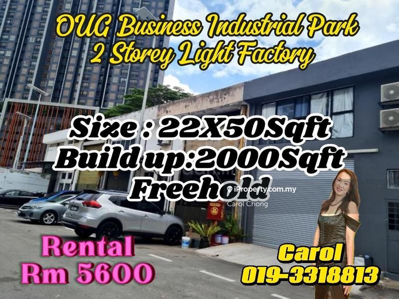 For Rent - Oug Business Industrial Park 2 Storey Light Factory For Rent