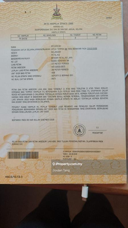 Pejabat untuk Dijual di Mutiara Damansara, Petaling Jaya oleh Jordan Tang - iProperty.com.my