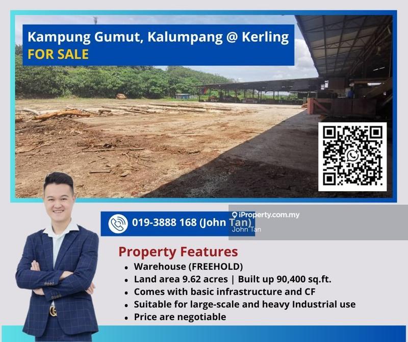 For Sale - (CF | 9.62 Acres | Freehold | Negotiable) Kerling @ Kalumpang Warehouse
