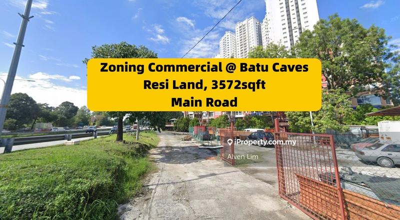 For Sale - Batu Caves Commercial Land, 3572sqft, Main Road