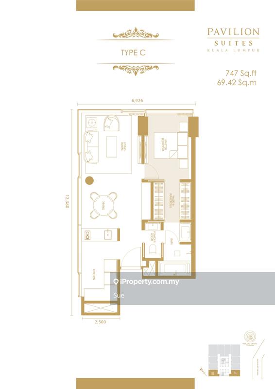 Service Residence for Sale in Pavilion Suites by Sue - iProperty.com.my