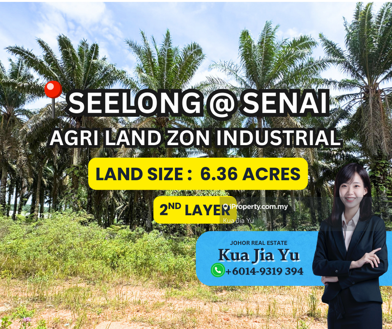 For Sale - Seelong Senai 6.36 Acres Industry Zoning Land