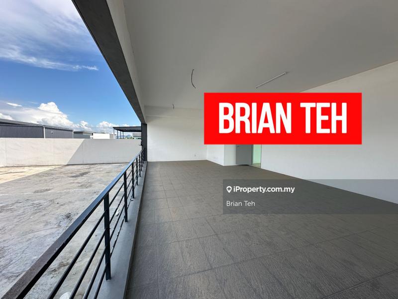 For Rent - 1.5 Storey Semi D Light Industrial Factory Rent at Permatang Tinggi