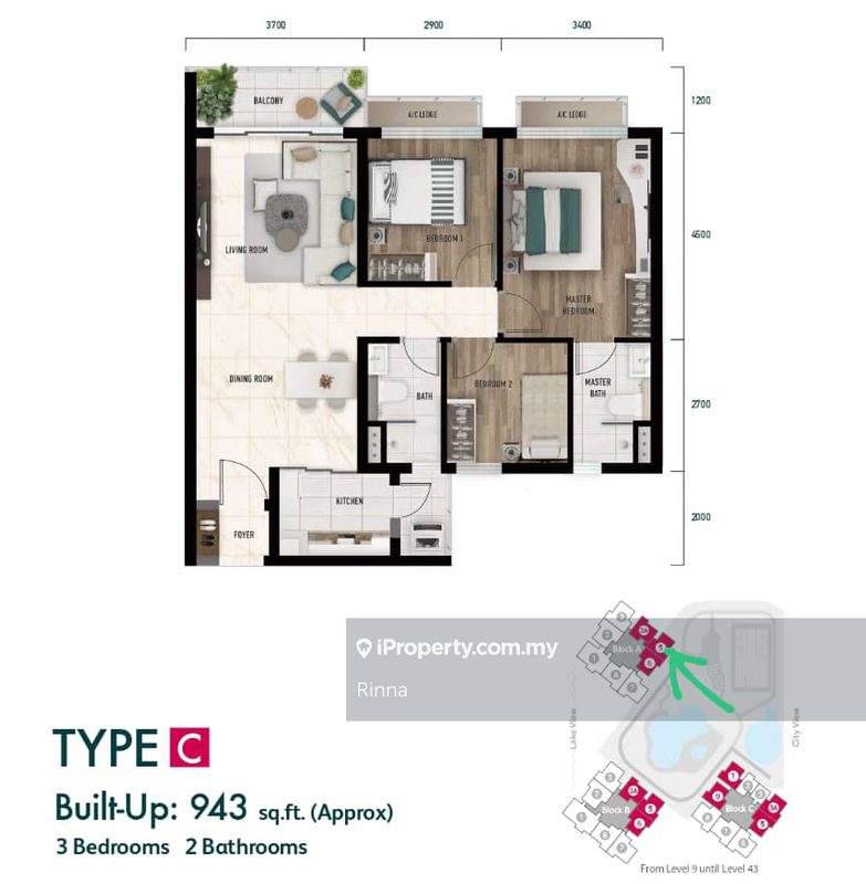 For Sale - Aradia Residence @ Lake City KL North