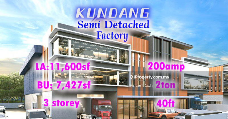 For Sale - Rawang Kundang Brand New Semi Detached Factory