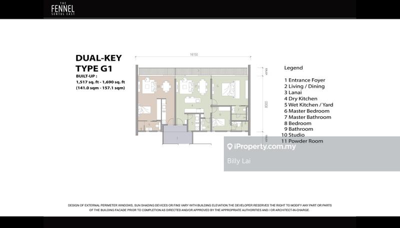 Kondominium untuk Disewa di The Fennel oleh Billy Lai - iProperty.com.my