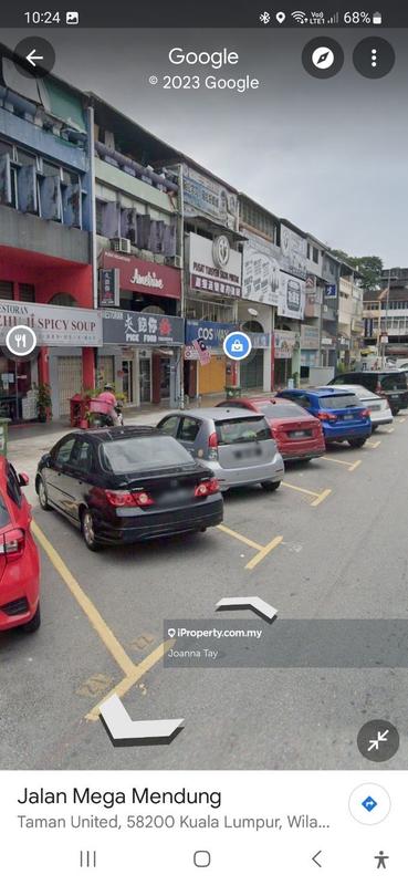 Kedai untuk Dijual di MEGA MENDUNG, TAMAN UNITED, Jalan Klang Lama (Old Klang Road) oleh Joanna Tay - iProperty.com.my