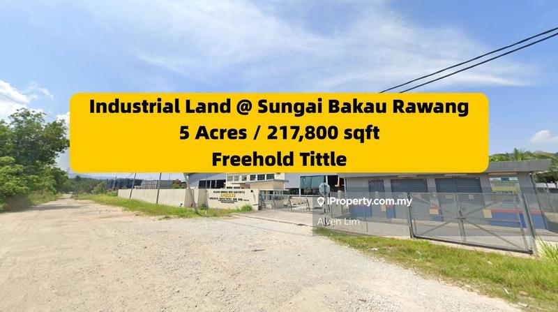 For Sale - Sungai Bakau, Industrial Land, Freehold, 5acres, Rawang