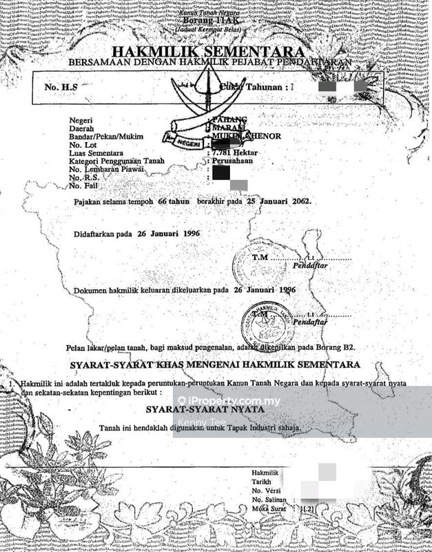 For Sale Jengka Industrial Park