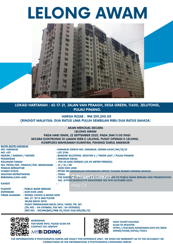 For Sale - Desa Green