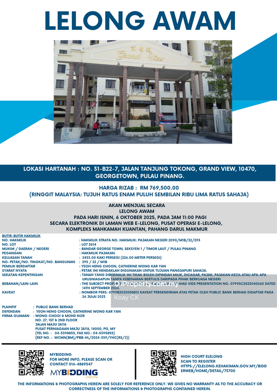 For Sale - Grand View