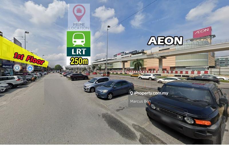 For Rent - 1st floor ( 250m to LRT 3 ) Main road AEON , Bdr Botanik Klang