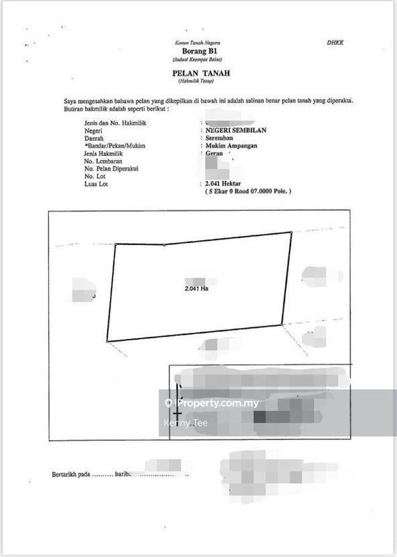 Agricultural Land for Sale in Ampangan, Seremban by Kenny Tee - iProperty.com.my