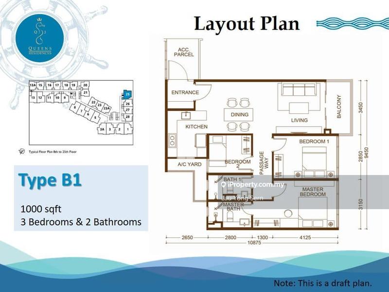 Kondominium untuk Dijual di Queens Residences Q3 @ Queens Waterfront oleh Lau Yong Sern - iProperty.com.my