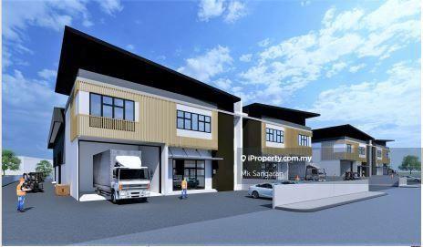 For Sale - Double Storey Semi-D (Industrial Unit) at Sungai Lokan, Penang