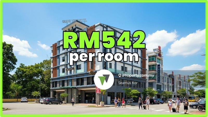 For Rent - ⭐ Corner ⭐ 48 rooms ⭐ RM542 per room ⭐ 5min walk to WaterWorld, SnoWalk & Theme Park ⭐