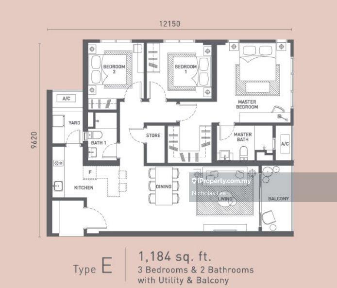 Residensi Servis untuk Dijual di Arunya @ KL North oleh Nicholas Lee - iProperty.com.my