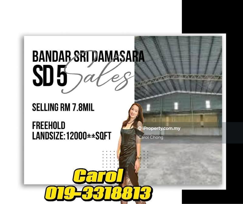 For Sale - Bandar Sri Damansara SD5 detached Factory For Sales