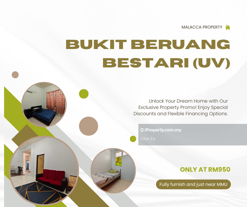For Rent - Pangsapuri Bukit Beruang Bestari (University View)