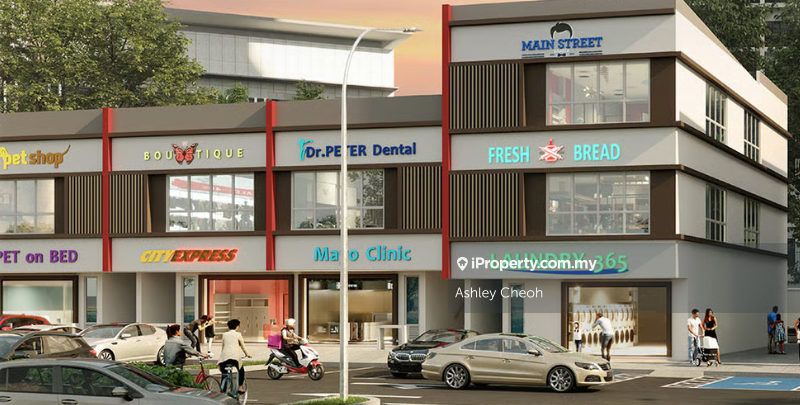 For Rent - [3-STOREY CORNER NEW SHOPLOT] @ Laman Idaman, Bukit Jelutong, Shah Alam