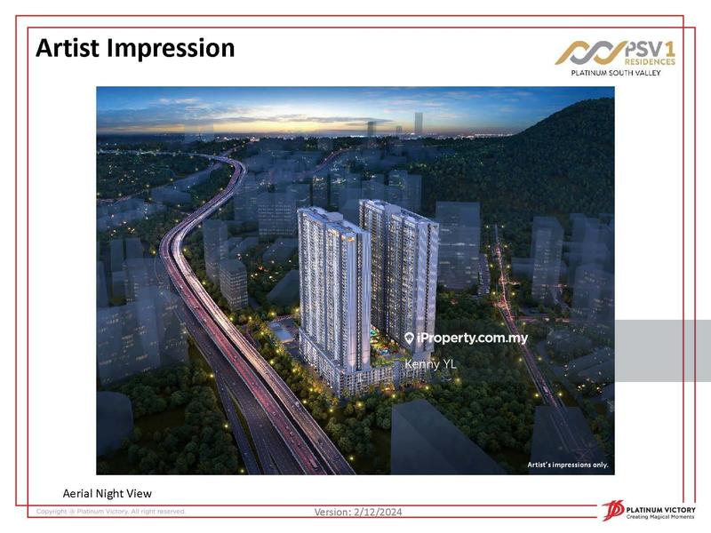Apartment for Sale in PSV 1 Residences @ Platinum South Valley by Kenny YL - iProperty.com.my