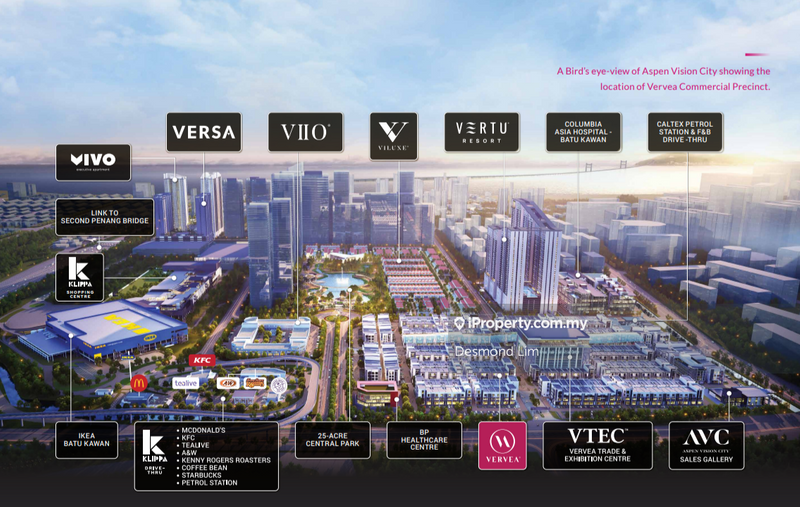 Shop / Office for Sale in Aspen Vision City, Batu Kawan by Desmond Lim - iProperty.com.my