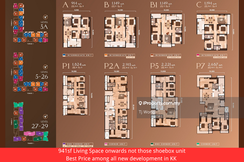 Kondominium untuk Dijual di Sky88 Residences oleh Tj Wong - iProperty.com.my