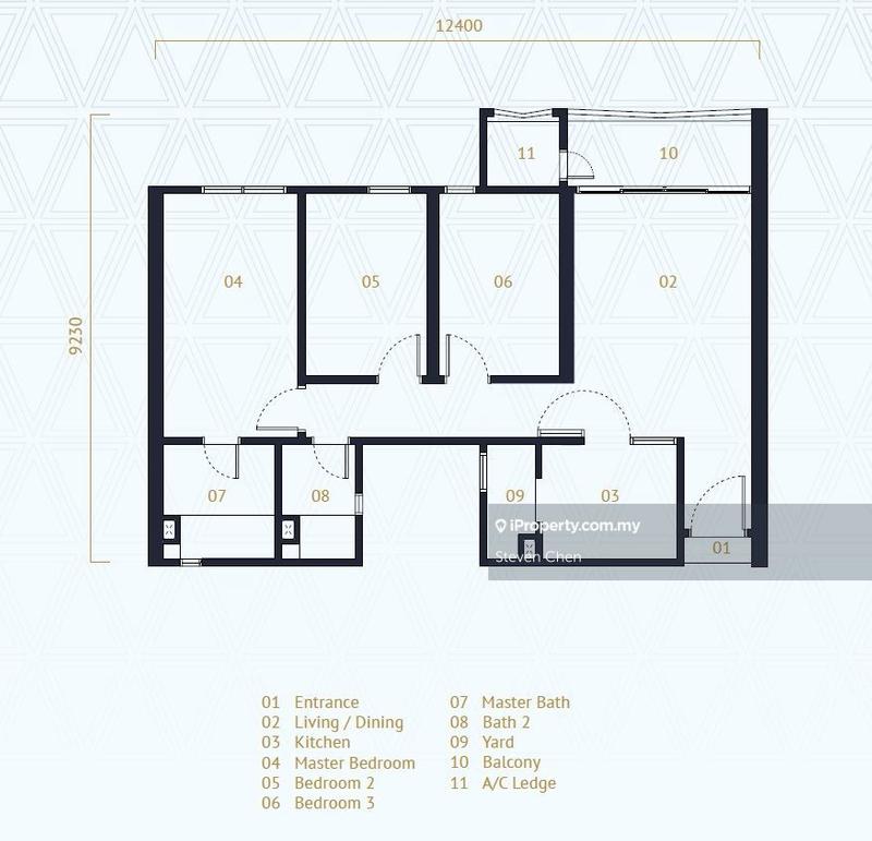 Service Residence for Rent in UNA Serviced Apartment by Steven Chen - iProperty.com.my