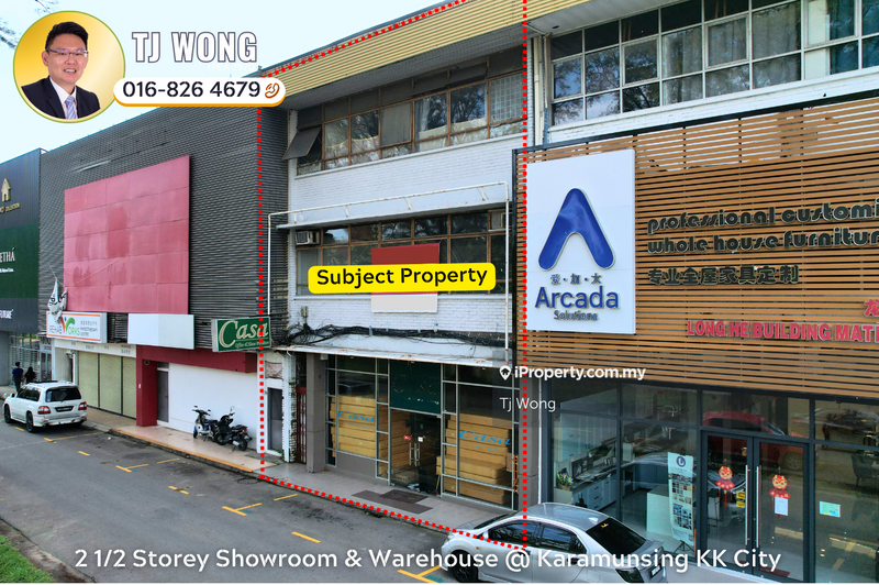For Sale - 2 1/2 Storey Showroom & Warehouse at Karamunsing Sadong Jaya