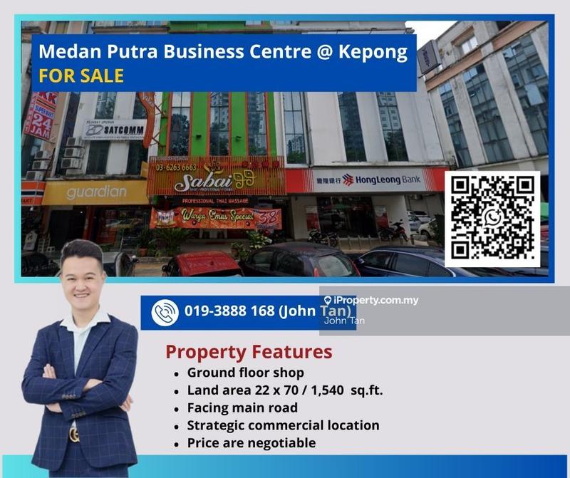 For Sale - (Ground Floor | Facing Main Road) Kepong @ Medan Putra Shop
