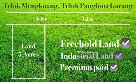 For Sale - Telok Mengkuang (5 acres Industrial Land / Freehold)