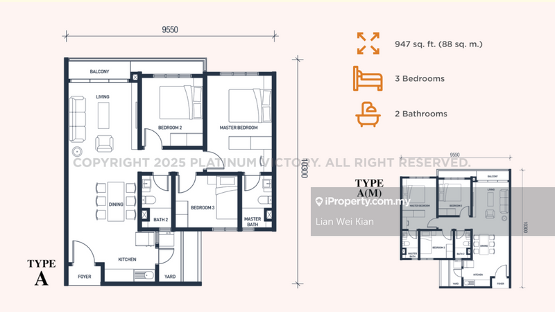 Pangsapuri untuk Dijual di PSV 1 Residences @ Platinum South Valley oleh Lian Wei Kian - iProperty.com.my