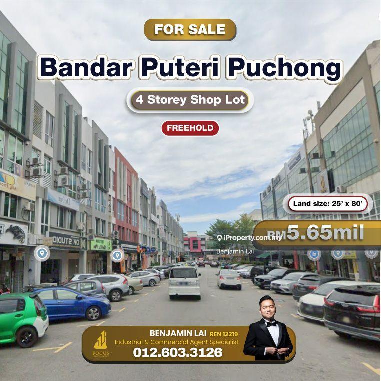 For Sale - Bandar Puteri Puchong 4 Storey Shop Lot For Sale