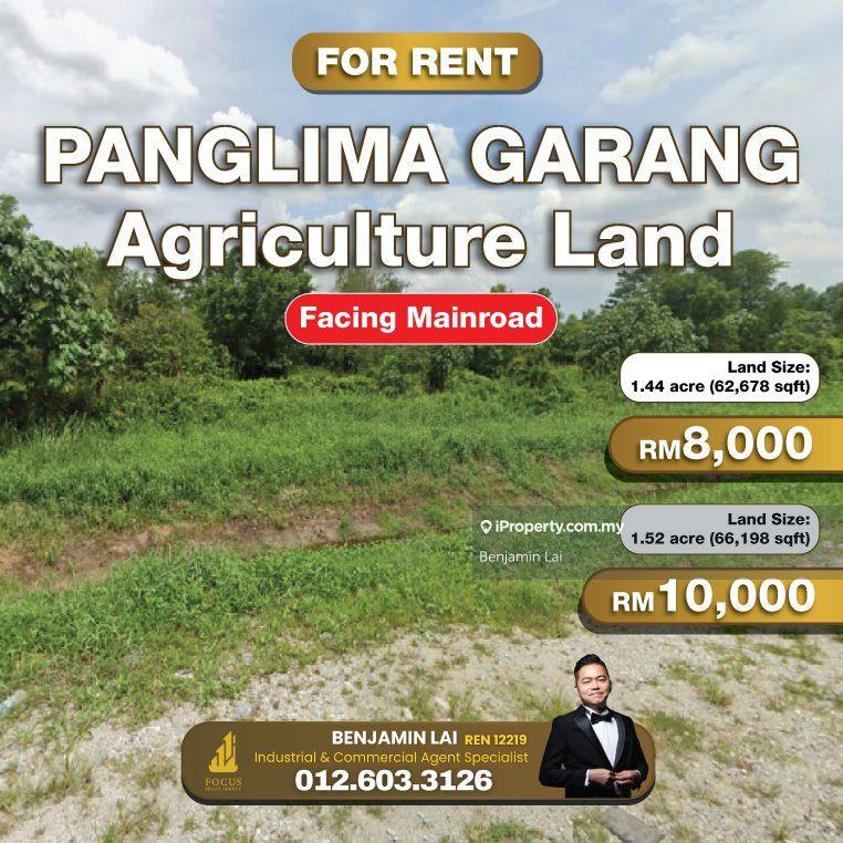 For Rent - Panglima Garang Facing Mainroad Agriculture Land for Rent