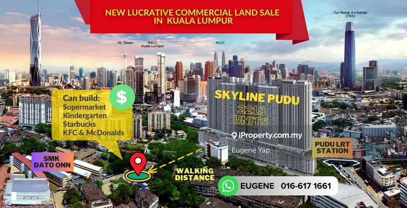 Tanah Komersial untuk Dijual di Pudu, KL City Centre oleh Eugene Yap - iProperty.com.my