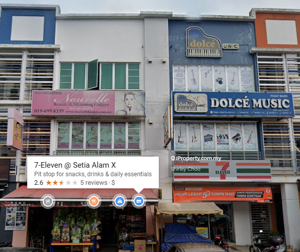 Kedai untuk Dijual di Setia Indah, Setia Alam oleh Shirley Choo - iProperty.com.my