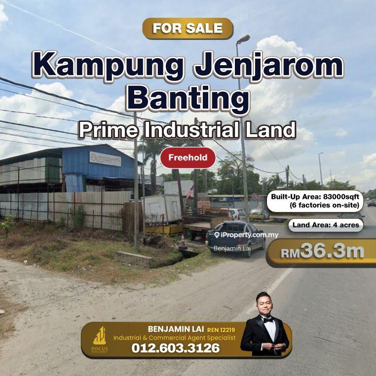 For Sale - Kampung Jenjarom, Banting Industrial Land for Sale