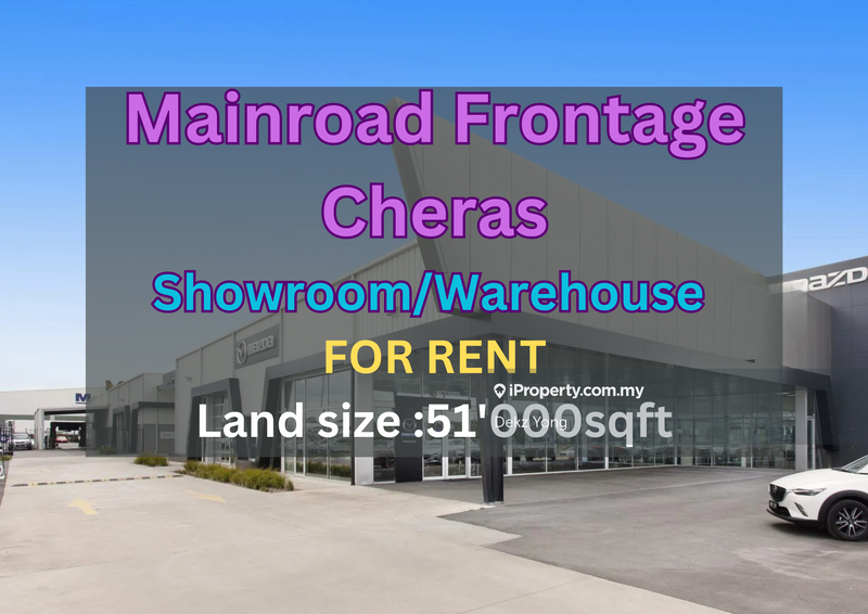 For Rent - Detached Warehouse/ Commercial Showroom ,Grand Facade with Main Road Frontage