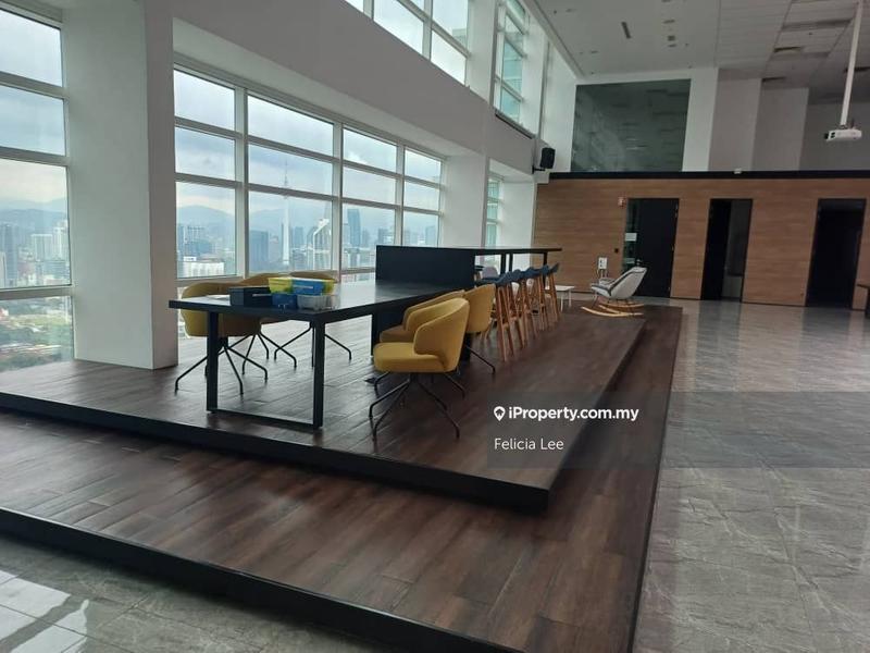 For Sale - Penthouse Office With KLCC & Lake Garden View