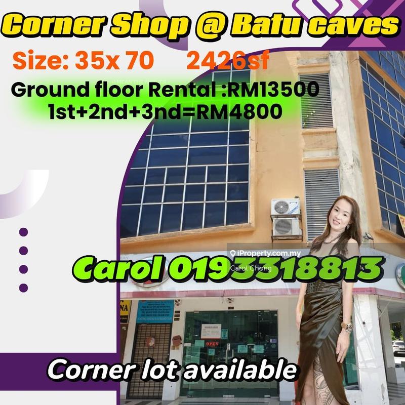 For Rent - Corner Shop@batu Batau Tmn Samudera ,setapak for rent