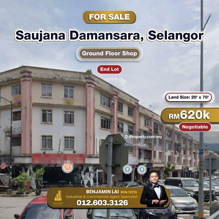 For Sale - Saujana Damansara, Selangor Ground Floor Shop For Sale