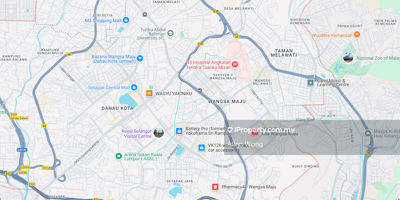 For Rent - Setapak 3 Storey Semi Detached Factory Land Area 19000sqft Hot Location