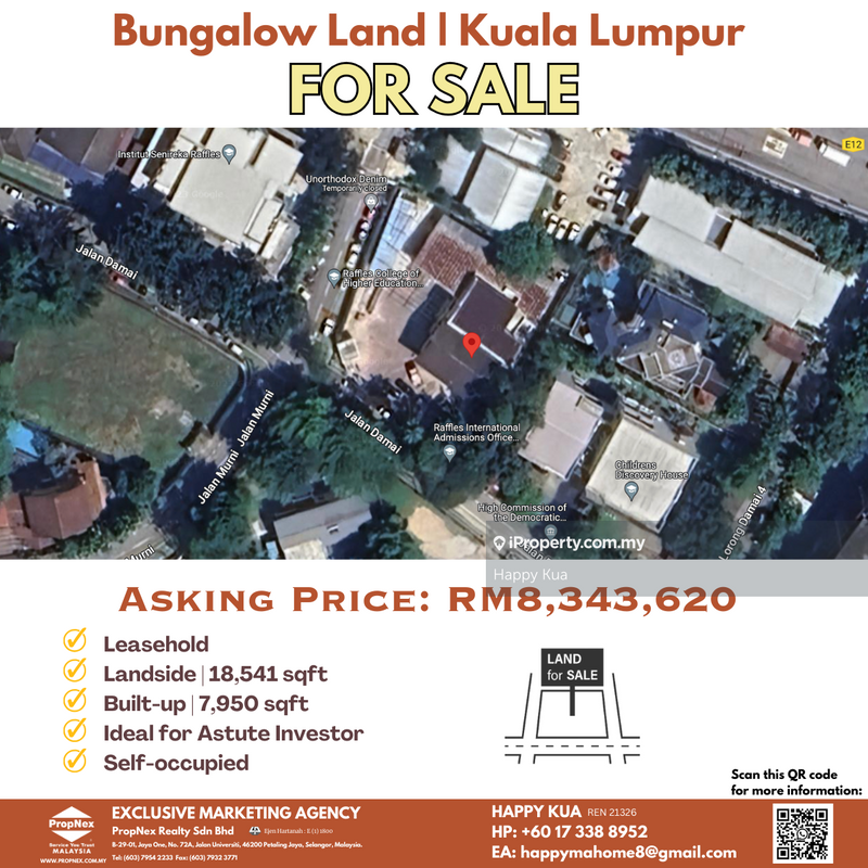 Bungalow Land for Sale in KLCC, KL City Centre by Happy Kua - iProperty.com.my