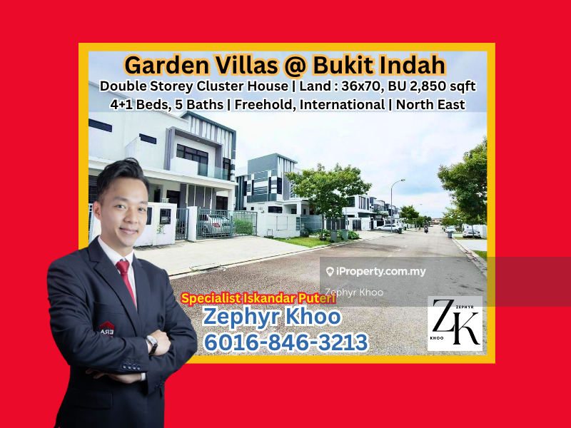 Cluster House for Sale in Bukit Indah, Iskandar Puteri (Nusajaya) by Zephyr Khoo - iProperty.com.my